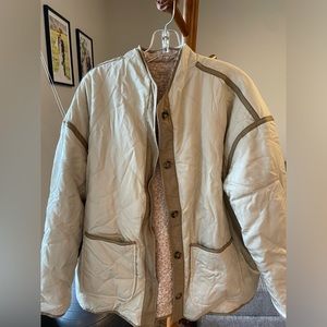 Reversible oversize jacket